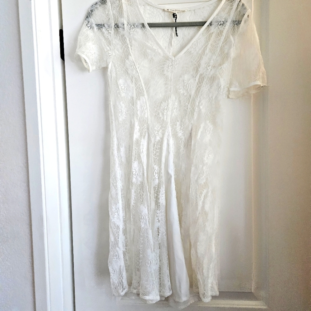 House of Harlow 1960 White Dress